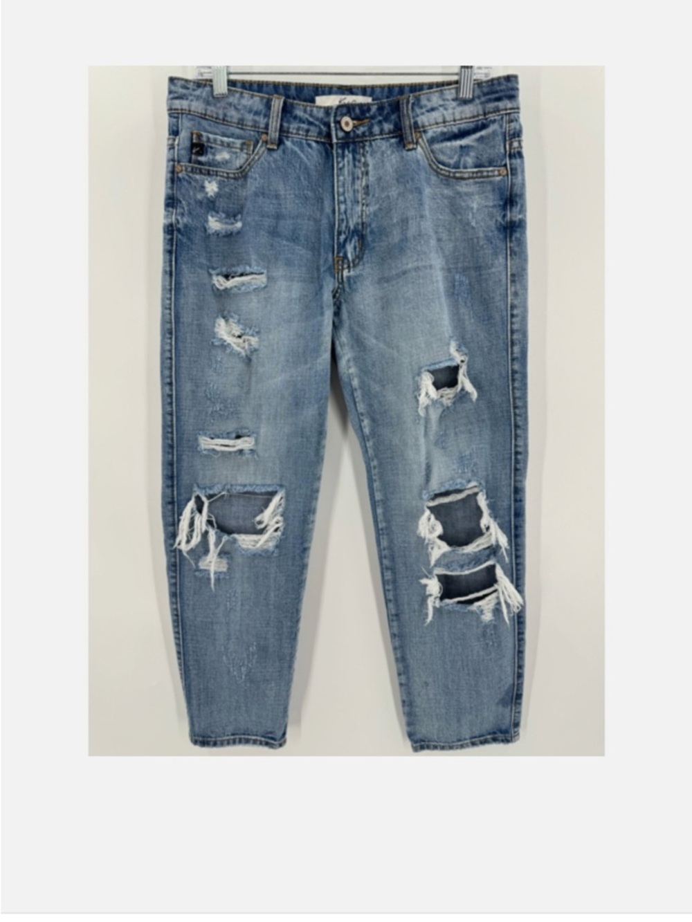 KanCan Canon May Distressed Boyfriend Denim Jeans